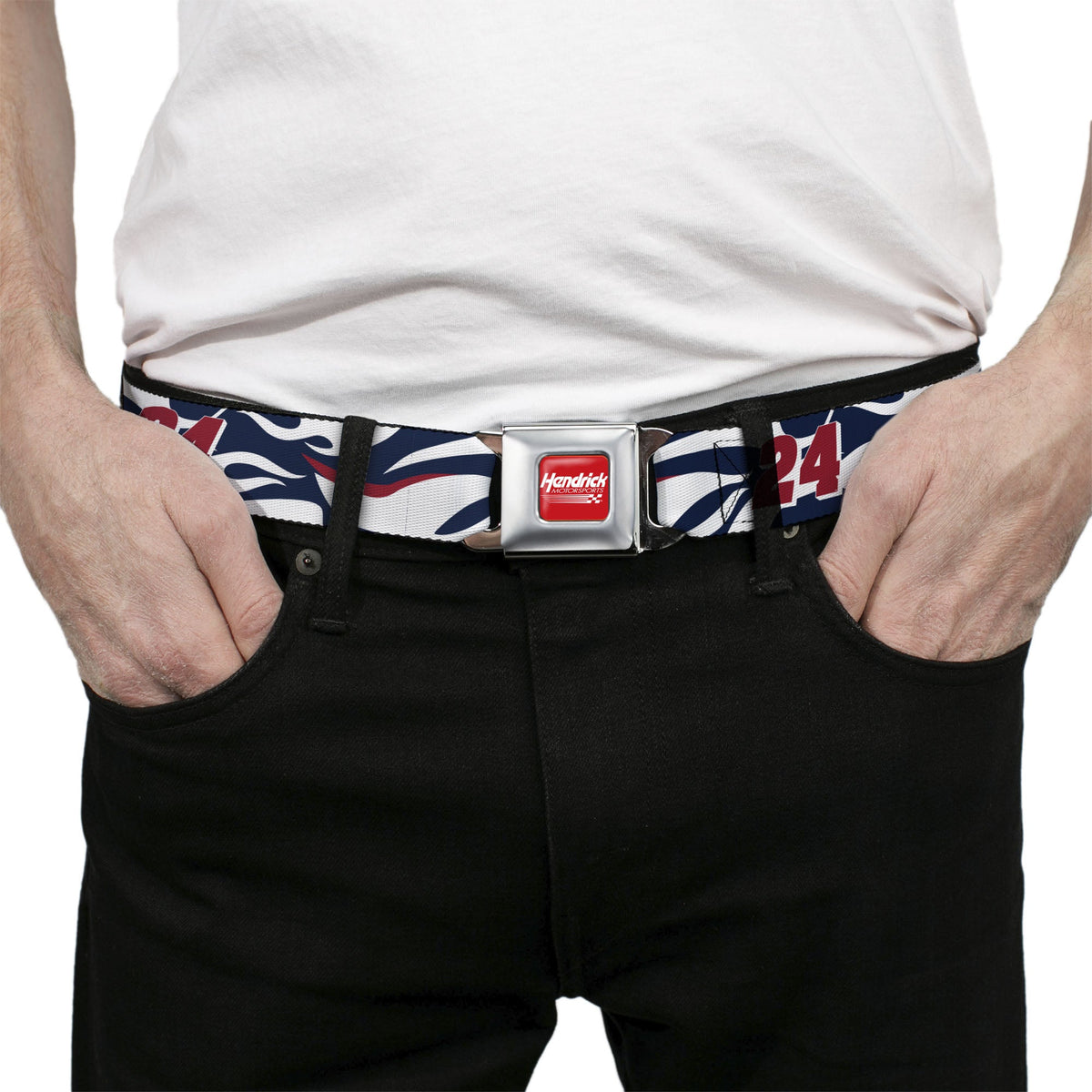 William Byron #24 Car Scheme Seatbelt Buckle Belt