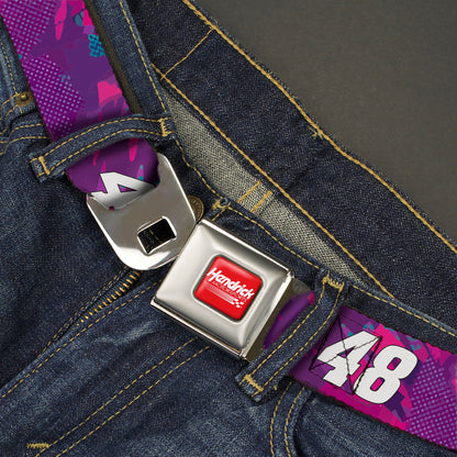 Alex Bowman #48 Car Scheme Seatbelt Buckle Belt