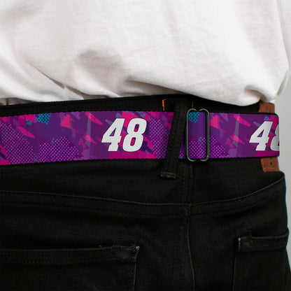 Alex Bowman #48 Car Scheme Seatbelt Buckle Belt