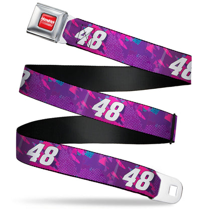 Alex Bowman #48 Car Scheme Seatbelt Buckle Belt