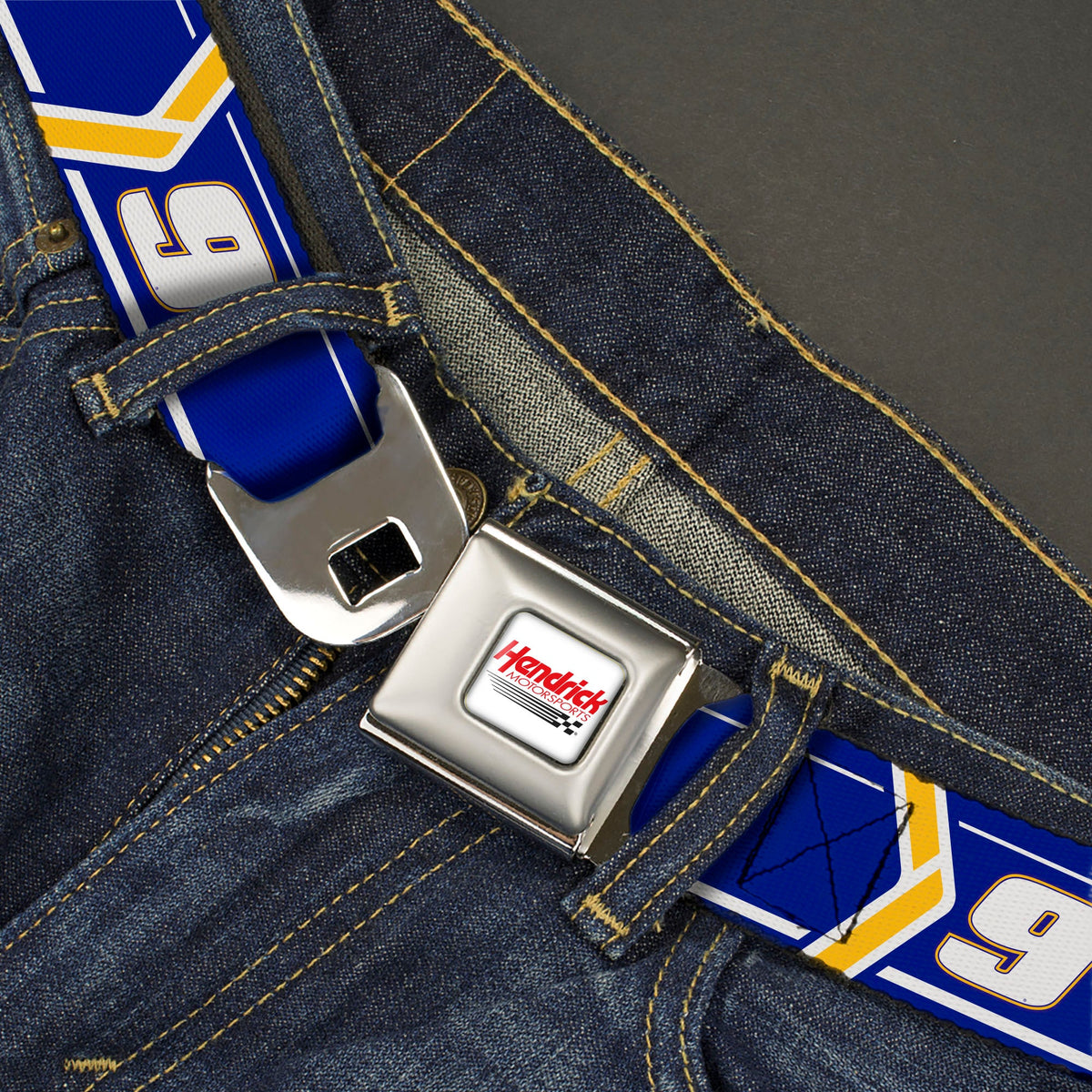 Chase Elliott #9 Car Scheme Seatbelt Buckle Belt
