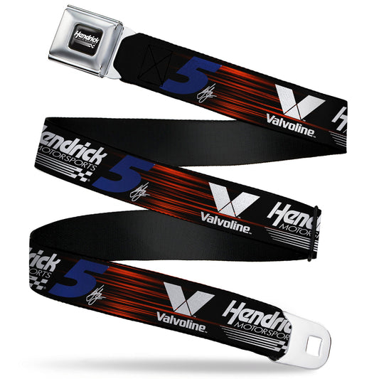 Kyle Larson #5 Autograph Valvoline Hendrick Motorsports Logo Seatbelt Buckle Belt