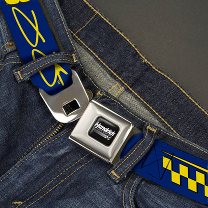 Jimmie Johnson #48 Autograph Checker Seatbelt Buckle Belt