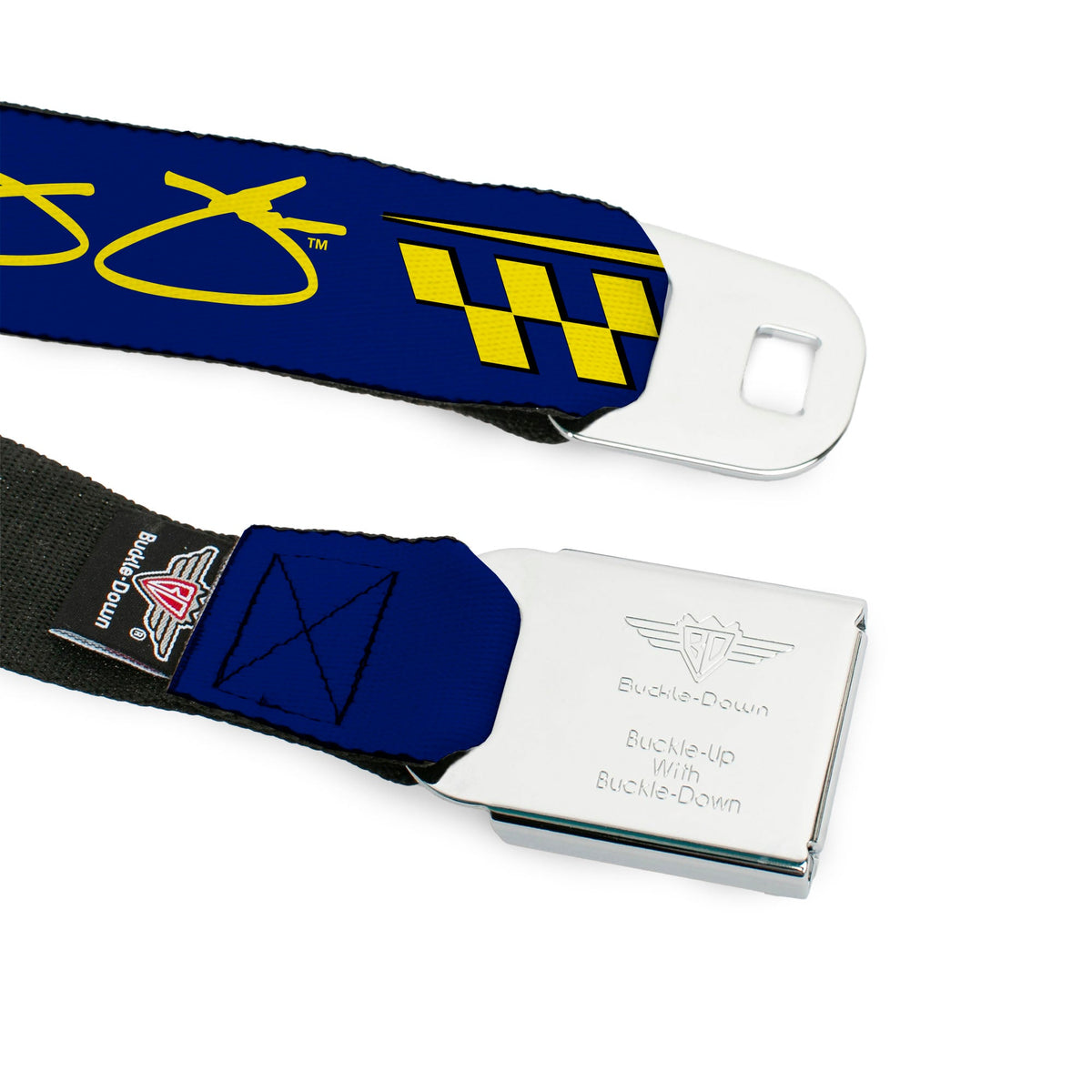 Jimmie Johnson #48 Autograph Checker Seatbelt Buckle Belt