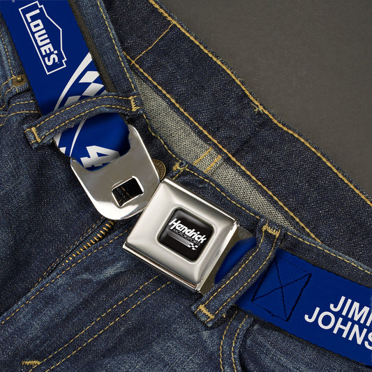 Jimmie Johnson #48 Lowe's Logo Checker Seatbelt Belt