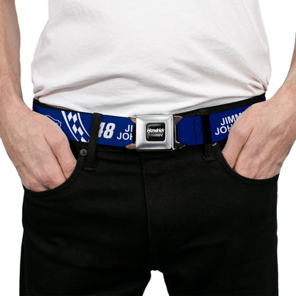 Jimmie Johnson #48 Lowe's Logo Checker Seatbelt Belt