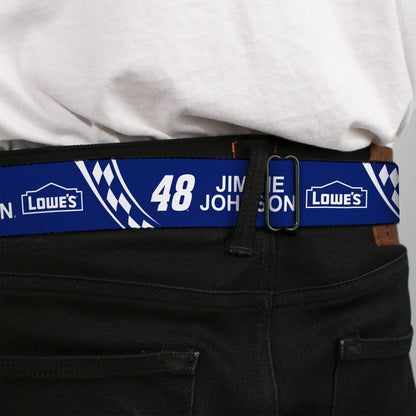 Jimmie Johnson #48 Lowe's Logo Checker Seatbelt Belt
