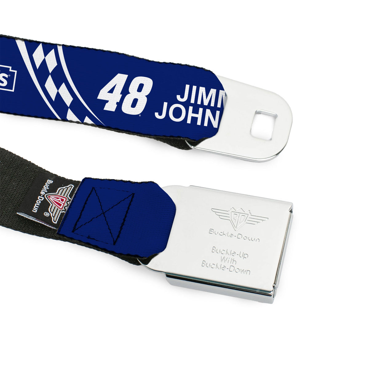 Jimmie Johnson #48 Lowe's Logo Checker Seatbelt Belt