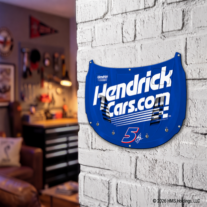 Kyle Larson #5 HendrickCars.com Metal Hood Wall Decor