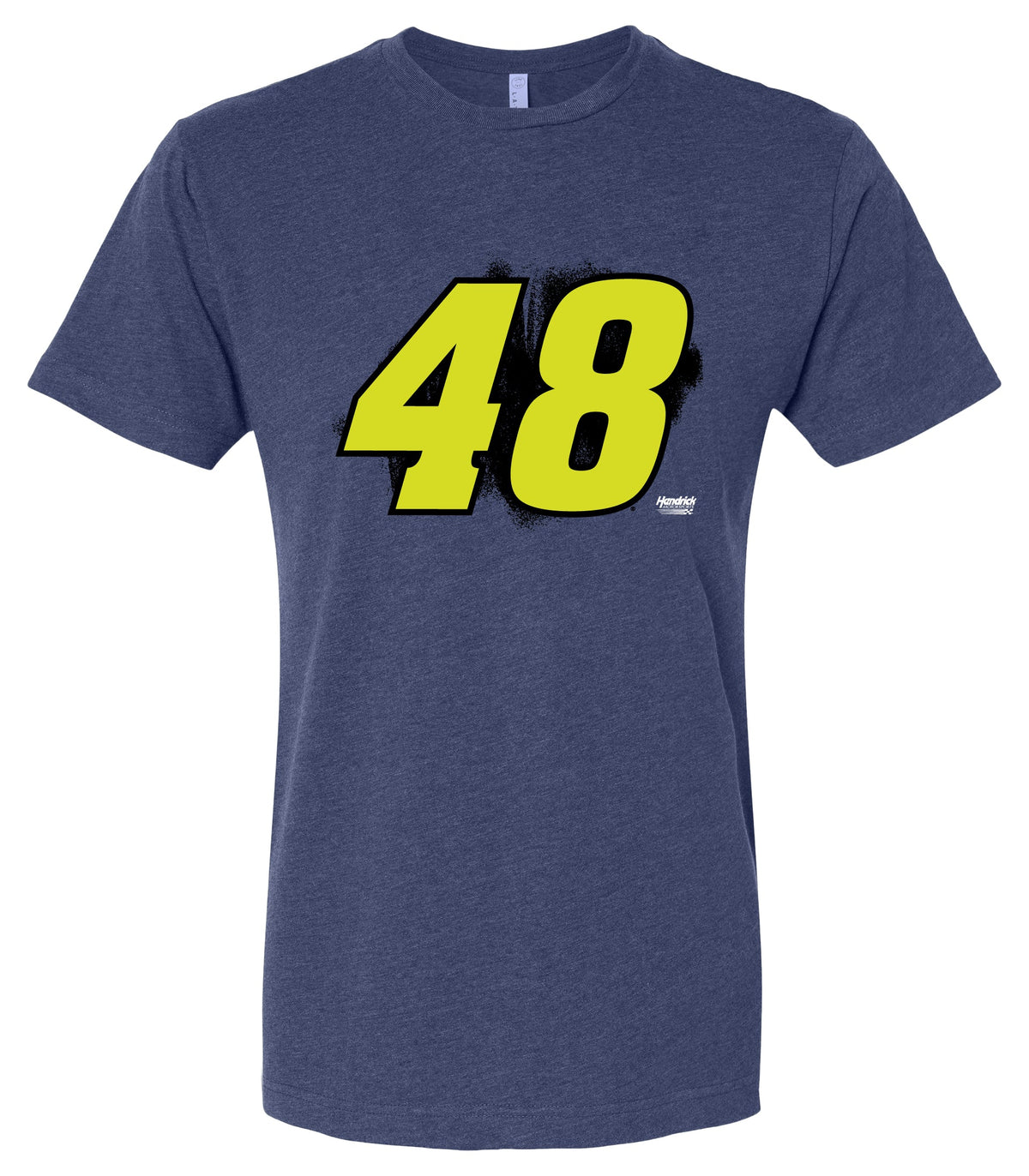 Alex Bowman #48 Neon Cotton Crew Neck T-Shirt - Large Front Paint Design