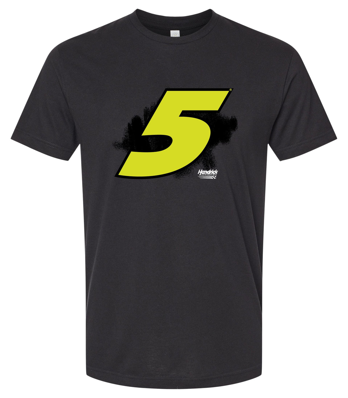 Kyle Larson #5 Neon Cotton Crew Neck T-Shirt - Large Front Paint Design