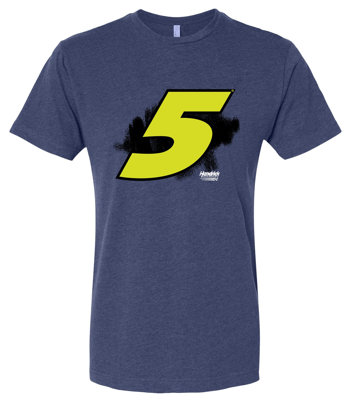Kyle Larson #5 Neon Cotton Crew Neck T-Shirt - Large Front Paint Design