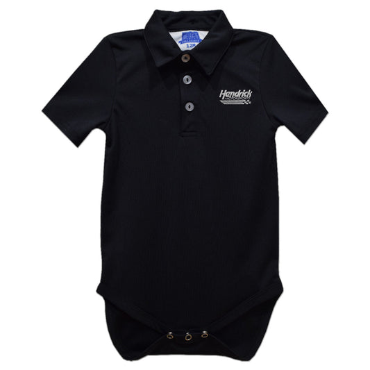 Hendrick Motorsports Vive La Fete Solid Polo Bodysuit - Black