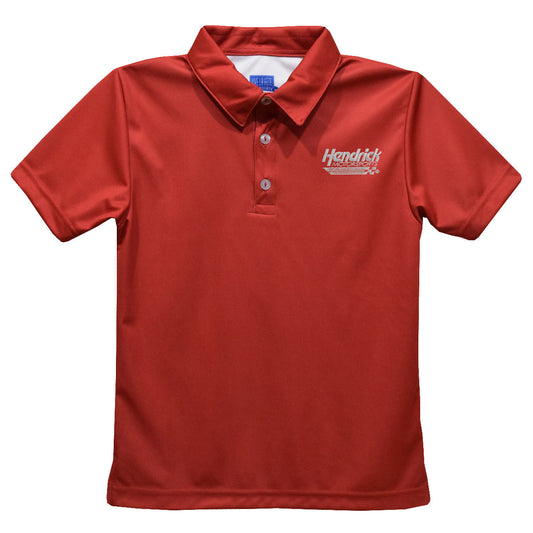 Hendrick Motorsports Vive La Fete Solid Youth Polo - Red