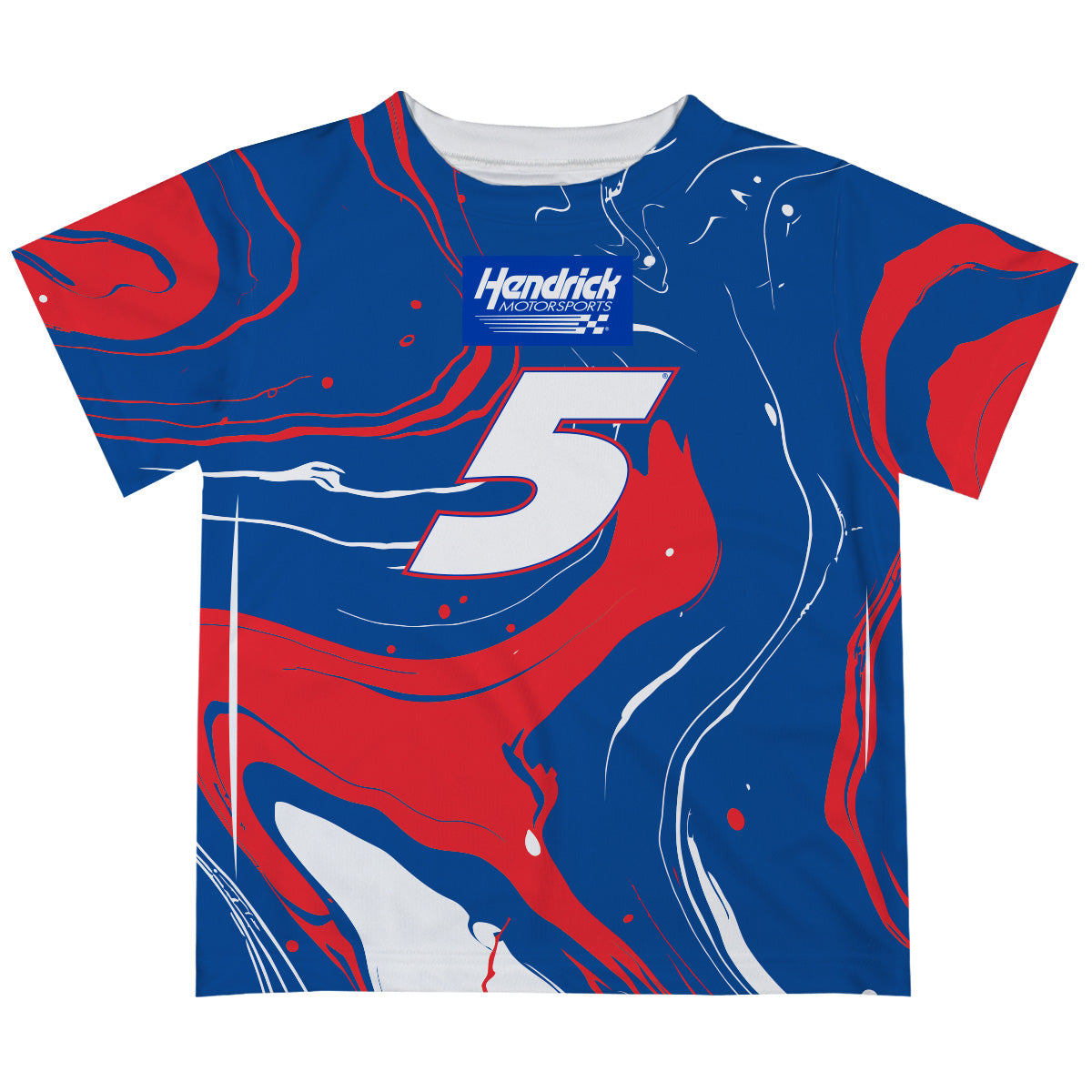 Kyle Larson #5 Vive La Fete Marble T-Shirt  - Royal
