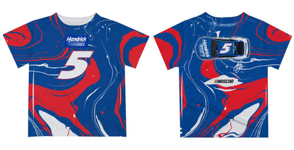 Kyle Larson #5 Vive La Fete Marble T-Shirt  - Royal