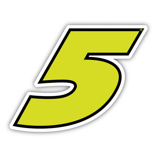 Kyle Larson #5 Neon Decorative Magnet/Sticker
