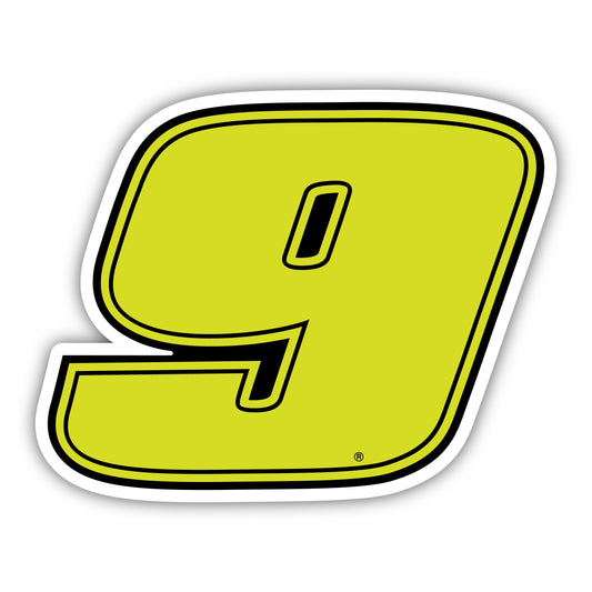 Chase Elliott #9 Neon Decorative Magnet/Sticker