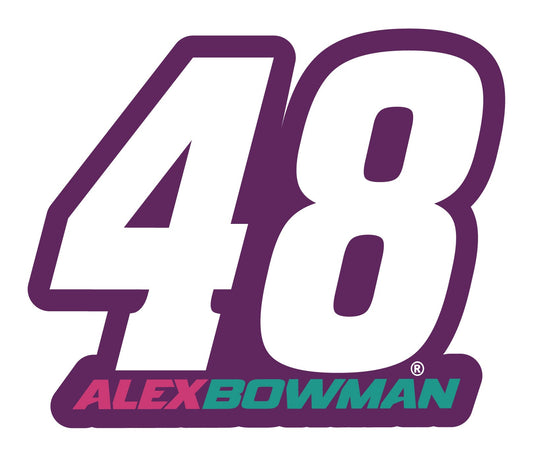 Alex Bowman #48 4-Inch Number Laser Cut Decal