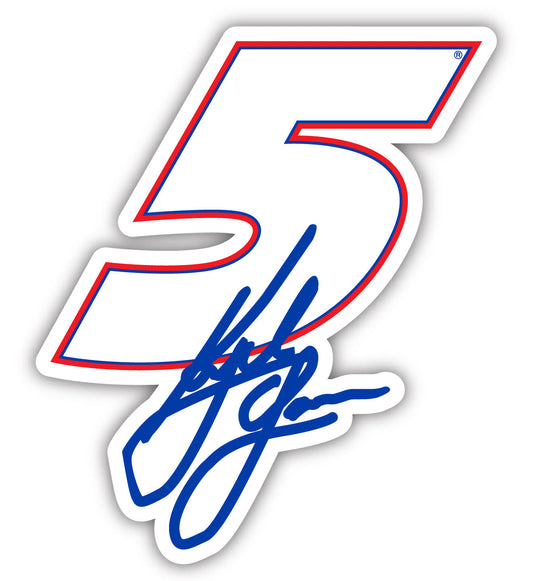 Kyle Larson #5 4-Inch Number Laser Cut Decal