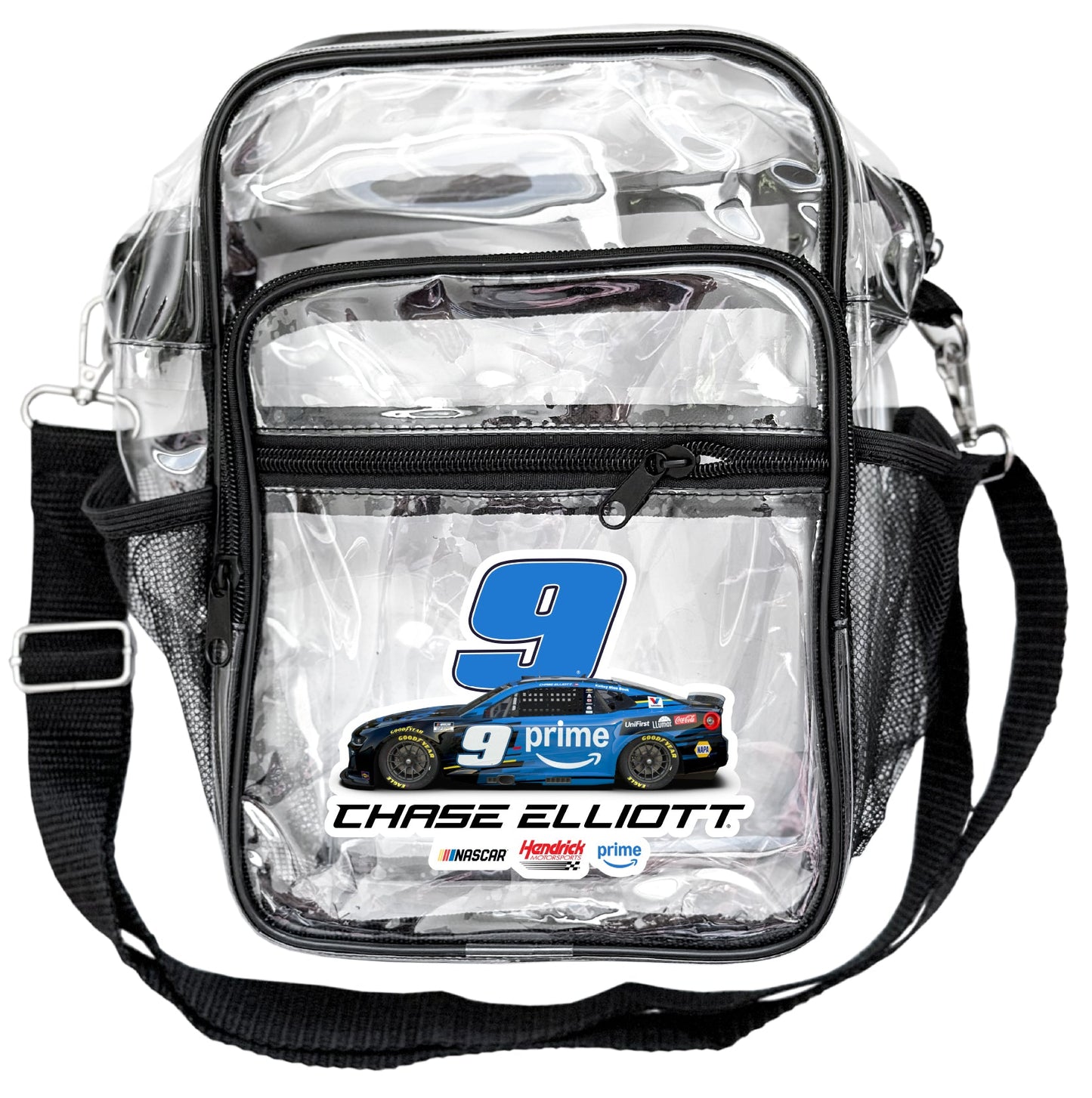 Chase Elliott #9 Clear Messenger Crossbody Tote Bag