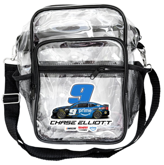 Chase Elliott #9 Clear Messenger Crossbody Tote Bag