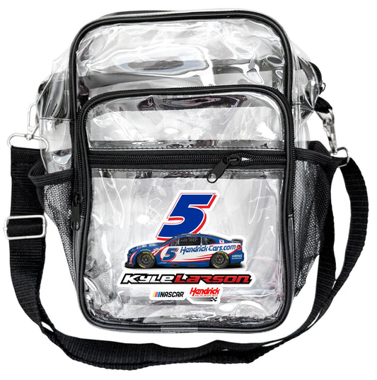 Kyle Larson #5 HendrickCars.com Clear Messenger Crossbody Tote Bag