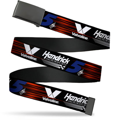 Kyle Larson #5 Autograph Valvoline Hendrick Motorsports Logo Web Belt