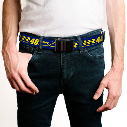 Jimmie Johnson #48 Autograph Checker Web Belt
