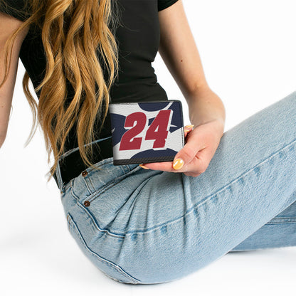 William Byron #24 Racing Logo Flames Bi-Fold Wallet