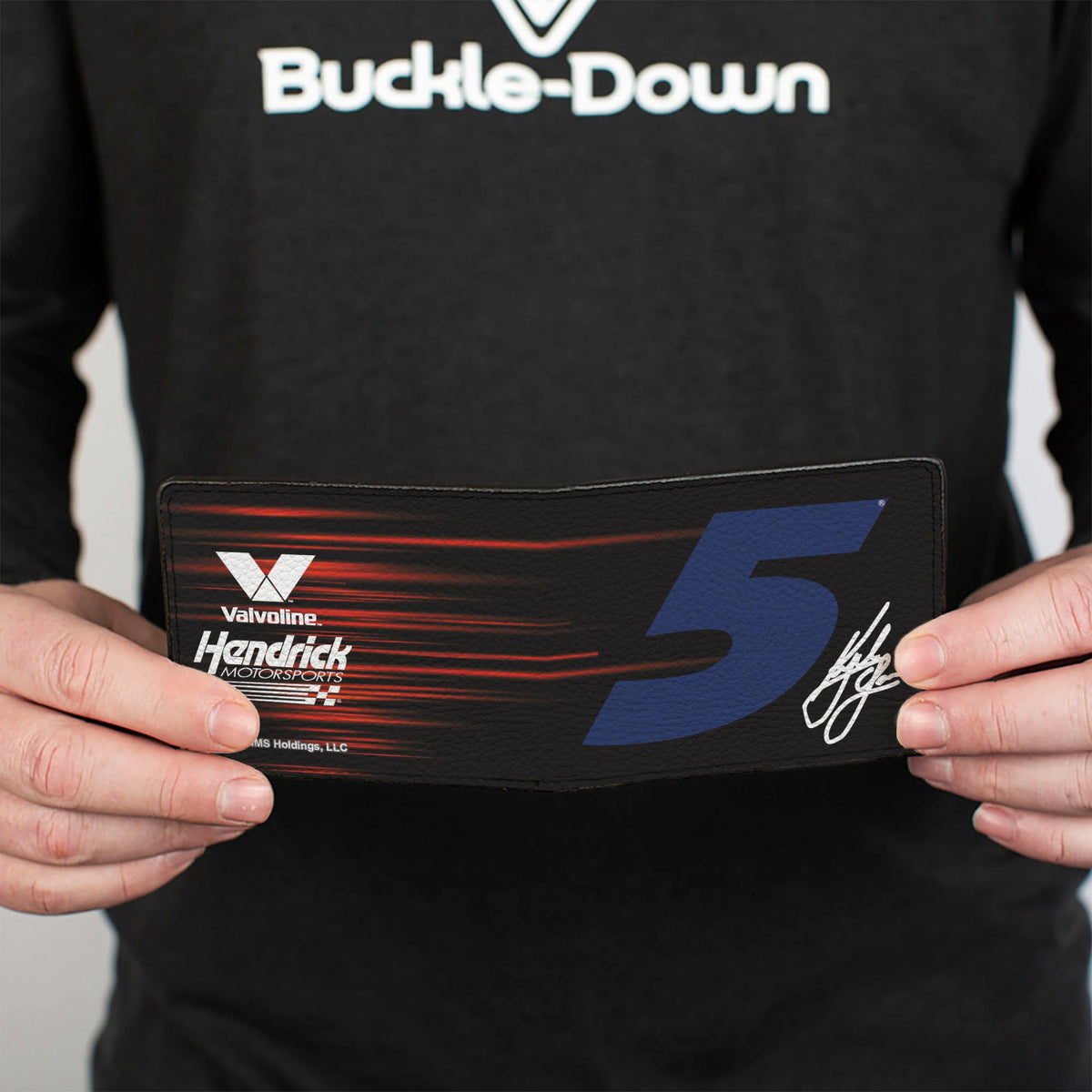 Kyle Larson #5 Autograph Valvoline Hendrick Motorsports Logo Bi-Fold Wallet