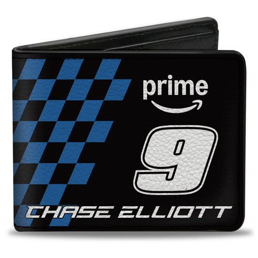 Chase Elliott #9 Prime Logo Checker Bi-Fold Wallet