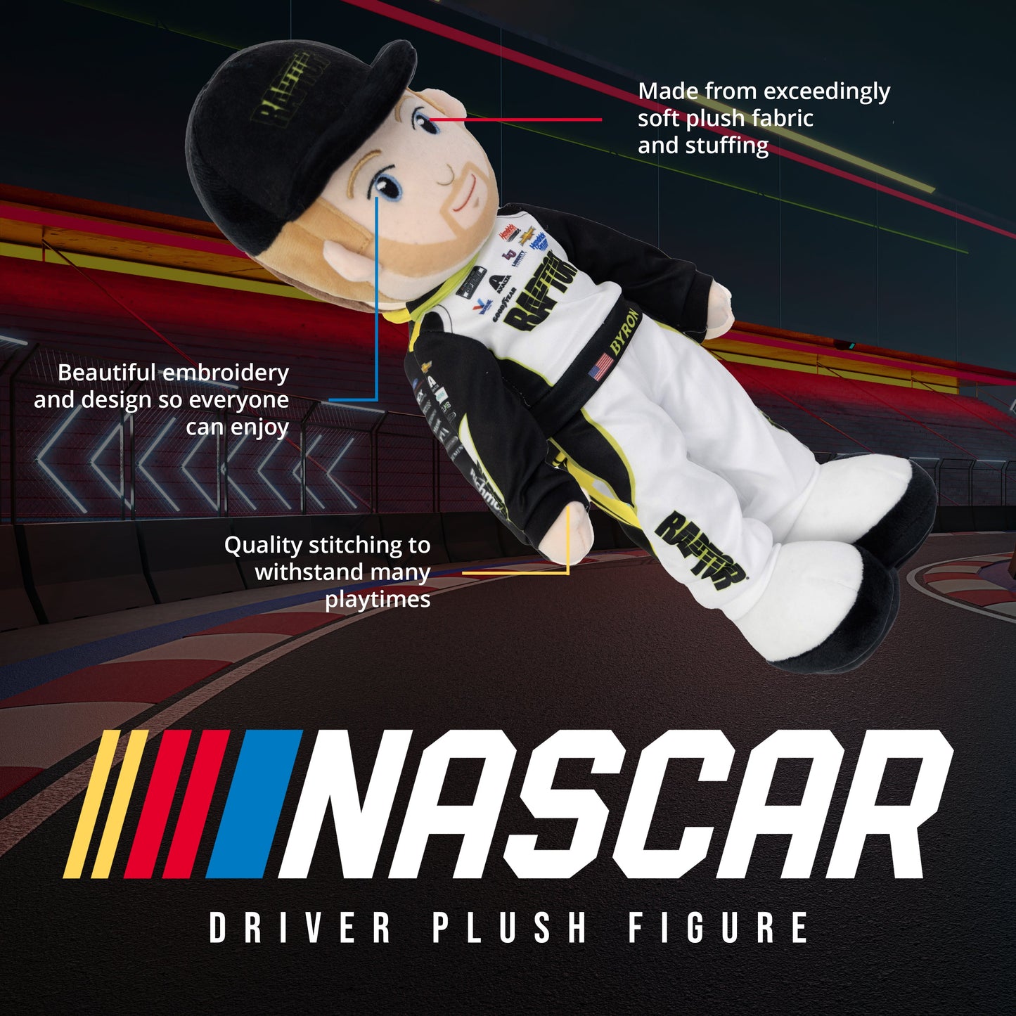 William Byron #24 -  14" Plush Figure