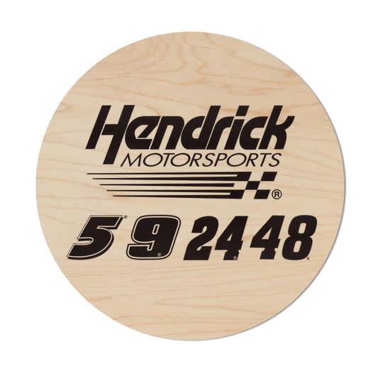 Hendrick Motorsports Driver Numbers Wooden Magnet