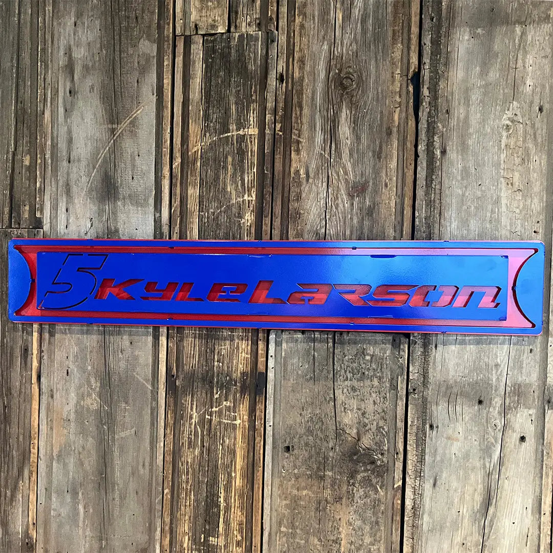 Kyle Larson #5 Street Sign