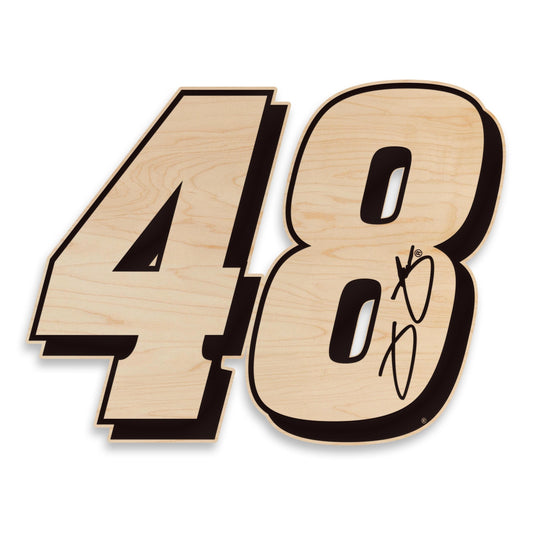 Jimmie Johnson #48 Wooden Wall Hanging