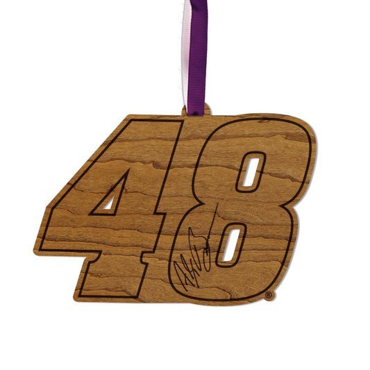 Alex Bowman #48 Wooden Ornament