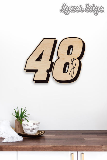 Jimmie Johnson #48 Wooden Wall Hanging