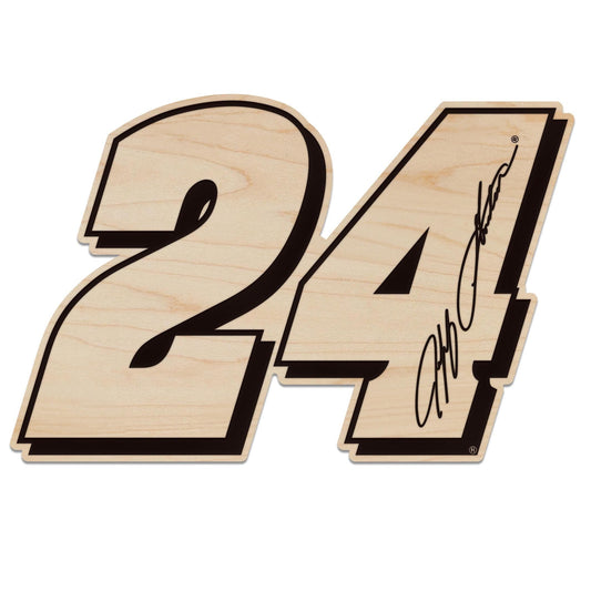 Jeff Gordon #24 Wooden Magnet