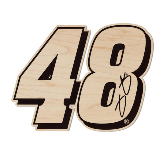 Jimmie Johnson #48 Wooden Magnet