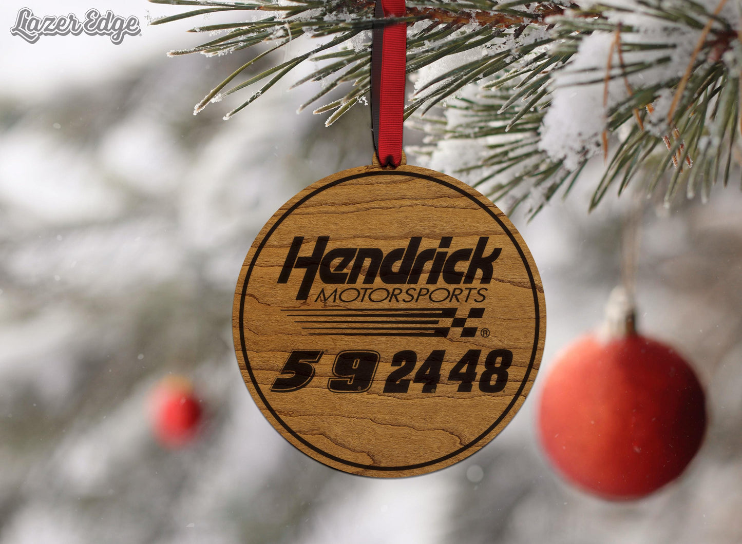 Hendrick Motorsports Driver Numbers Wooden Ornament