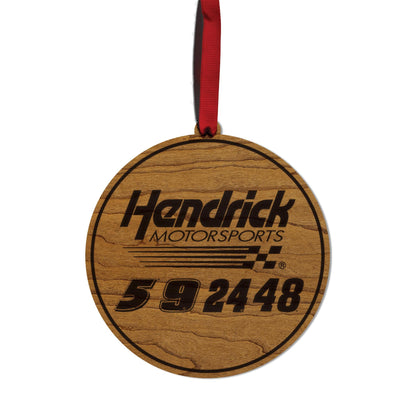 Hendrick Motorsports Driver Numbers Wooden Ornament