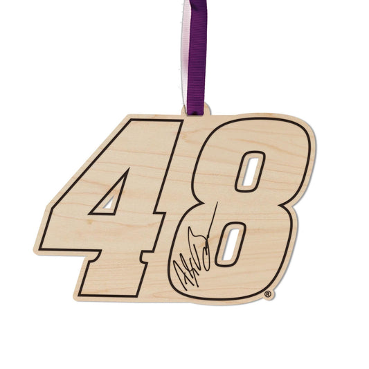 Alex Bowman #48 Wooden Ornament
