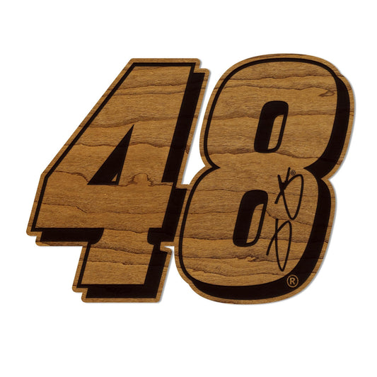 Jimmie Johnson #48 Wooden Magnet