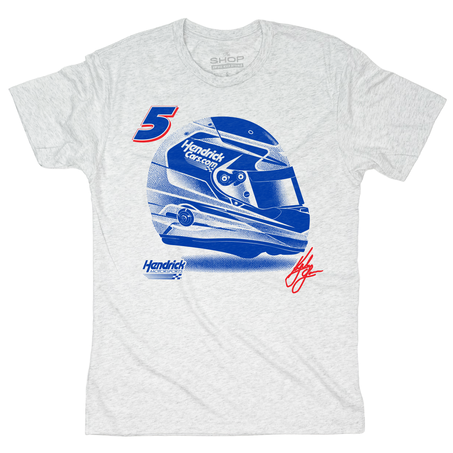 Kyle Larson #5 HendrickCars.com 2026 Helmet T-shirt