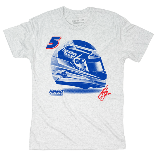 Kyle Larson #5 HendrickCars.com 2026 Helmet T-shirt